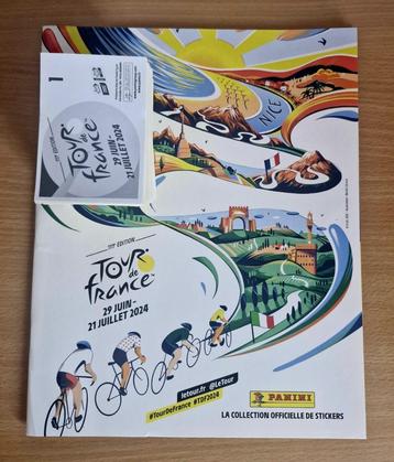 Tour de France 2024 - lot de 261 stickers Panini + album beschikbaar voor biedingen