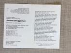 Soldaat Brigade Piron WOII  J.Bruggeman Knesselare +1997, Verzamelen, Ophalen of Verzenden, Bidprentje
