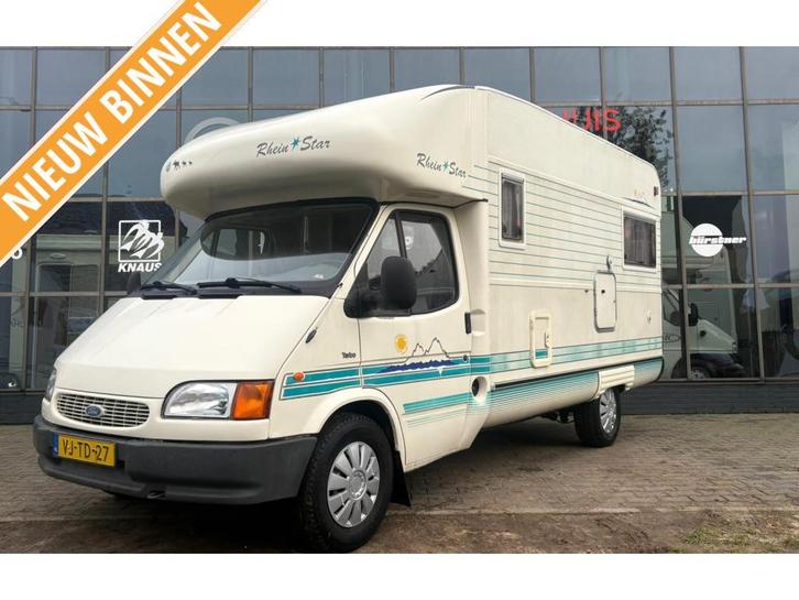 Hehn Rheinstar 580 HS Rondzit,Airco, Caravans en Kamperen, Mobilhomes, Bedrijf, tot en met 4, Half-integraal, Ford, Diesel, Handgeschakeld