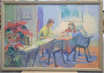 Edwig GOYVAERTS, samen aan tafel beschikbaar voor biedingen