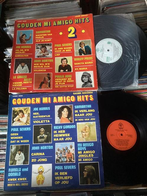 Gouden MI AMIGO hits/ piratenhits/ 2 lp’s, CD & DVD, Vinyles | Néerlandophone, Enlèvement ou Envoi