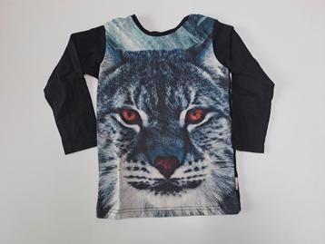 Mt 104 Zwarte T-shirt lange mouwen lynx beschikbaar voor biedingen