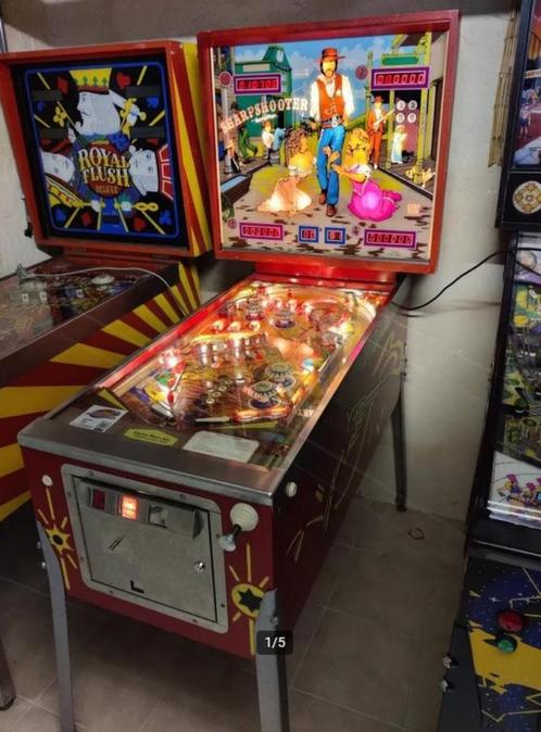 Flipperkast SharpShooter, Verzamelen, Automaten | Flipperkasten, Gebruikt, Elektronisch, Flipperkast, Overige merken, Ophalen