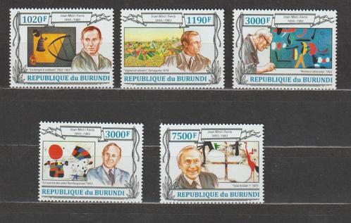 Burundi 2013 120e verjaardag Joan Miro  **, Postzegels en Munten, Postzegels | Afrika, Postfris, Overige landen, Verzenden