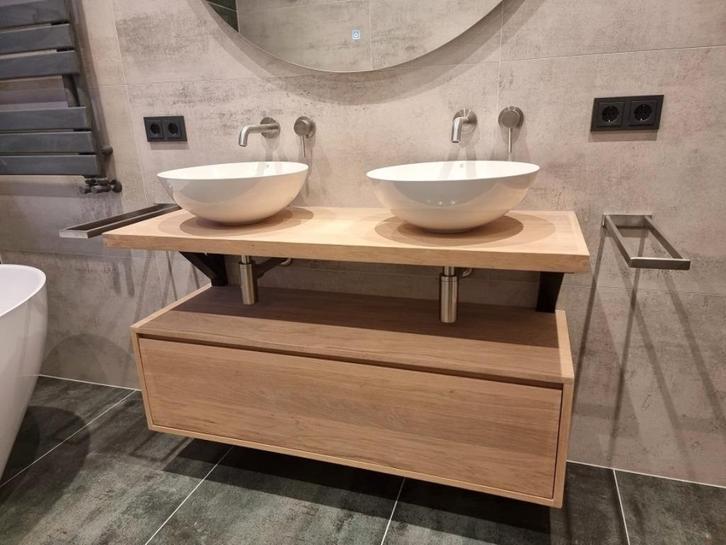 1 lade met zwevend blad, Huis en Inrichting, Badkamer | Badkamermeubels, Nieuw, Wastafelkast, Minder dan 100 cm, 100 tot 150 cm