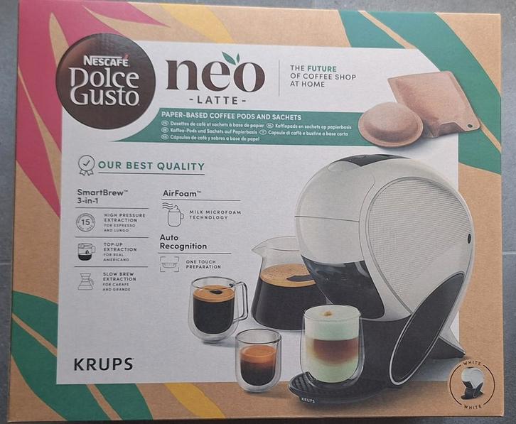Krups NESCAFÉ DOLCE GUSTO NEO LATTE NEUVE DANS SA BOITE, Electroménager, Cafetières, Autres modèles, Enlèvement ou Envoi