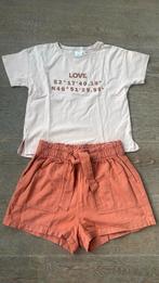 Set van short en tshirt, Ophalen of Verzenden, Gebruikt, Meisje