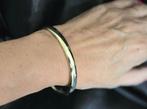 Gouden vintage classic bangle/lavenarmband. 2025/624., Verzenden, Zo goed als nieuw, Goud, Goud