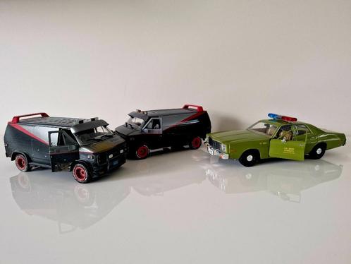 Metalen set The A Team schaal 1/24 miniatuur, Hobby en Vrije tijd, Modelauto's | 1:24, Ophalen of Verzenden