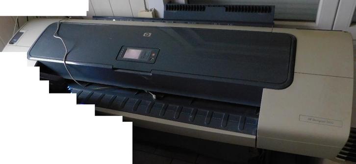 HP Designjet T610 plotterprinter. Koppen vervangen., Computers en Software, Printers, Gebruikt, Printer, Inkjetprinter, Kleur printen