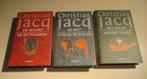 3 Fantasy Boeken - De rechter van Egypte - Chrstian Jacq, Ophalen of Verzenden, Zo goed als nieuw