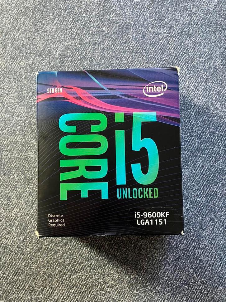 Processeur Intel Core i5 9600KF, Informatique & Logiciels, Processeurs, Utilisé, 6-core, 4 Ghz ou plus, Enlèvement
