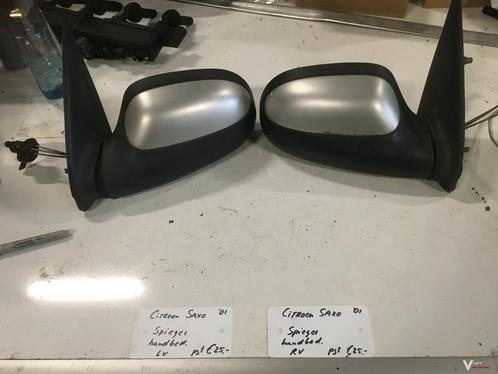 citroen saxo 1.1 2001  Buitenspiegel Rechts Handbediend, Auto-onderdelen, Spiegels, Gebruikt, Ophalen of Verzenden