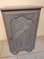 Retro eiken kastje, Huis en Inrichting, Kasten | Dressoirs, Ophalen, Met plank(en), Minder dan 50 cm, Gebruikt