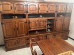 Eiken eetkamer, Huis en Inrichting, Ophalen, Zo goed als nieuw, 4 tot 6 stoelen