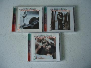 Lot 196 met 3 CD's van "Romantic Classics" Volume  1/2/3. beschikbaar voor biedingen