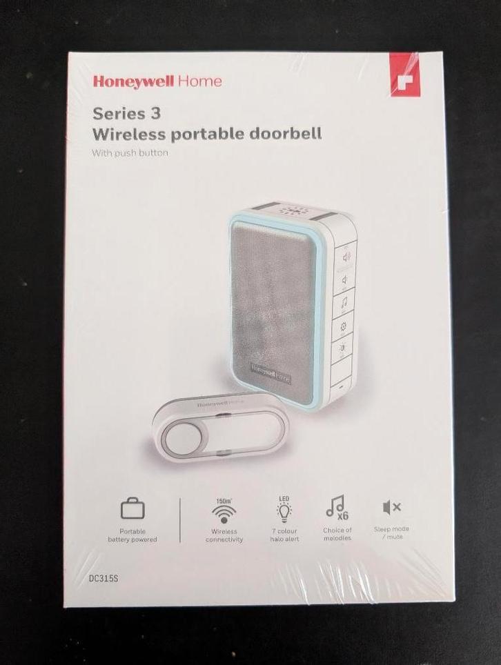 Honeywell Draadloos deurbel DC315, Huis en Inrichting, Deurbellen, Nieuw, Draadloos, Ophalen