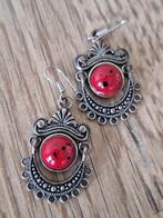 Oorbellen, Ophalen, Zo goed als nieuw, Rood, Hangers