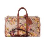 Louis Vuitton Keepall 45 Garden Limited Edition, Ophalen, 40 tot 60 cm, Minder dan 35 cm, Zo goed als nieuw