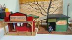 3 scratchbuilt huizen western periode voor bij Playmobil, Ophalen of Verzenden, Gebruikt