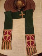 Sjaalstola voor liturgische accessoires van linnen, Ophalen of Verzenden, Christendom | Katholiek, Zo goed als nieuw, Kleding
