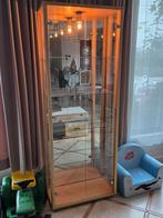 Glazen vitrinekast, Huis en Inrichting, Kasten | Vitrinekasten, Ophalen, Met deur(en), Glas, 50 tot 100 cm
