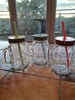 Relaxdays Cocktail-/mocktailbekers, set van 3, Gebruikt, Ophalen of Verzenden, Glas, Overige stijlen