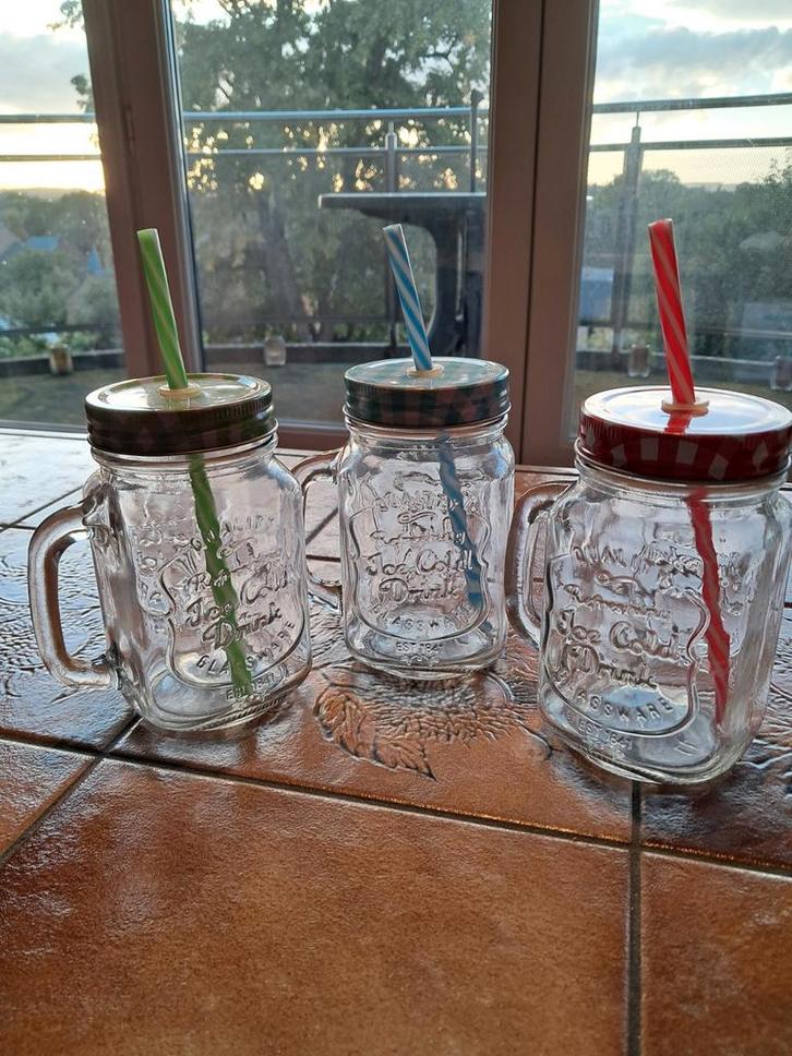 Relaxdays Cocktail-/mocktailbekers, set van 3, Huis en Inrichting, Keuken | Servies, Gebruikt, Kop(pen) en/of Schotel(s), Overige stijlen