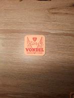 Oud bierviltje/sous bock Vondel meulebeke, Verzamelen, Ophalen of Verzenden