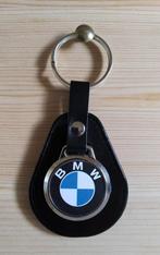 BMW  Sleutelhanger met logo . Zwart leer, Nieuw, Ophalen of Verzenden, BMW