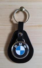 BMW  Sleutelhanger met logo . Zwart leer, BMW, Enlèvement ou Envoi, Neuf