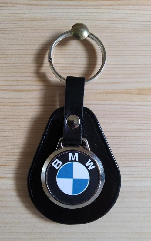 BMW  Sleutelhanger met logo . Zwart leer, Auto-onderdelen, Overige Auto-onderdelen, BMW, Nieuw, Ophalen of Verzenden