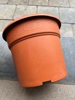 nieuwe grote bloempotten 10 liter rode sierplastiek, Tuin en Terras, 25 tot 40 cm, Kunststof, Rond, Nieuw