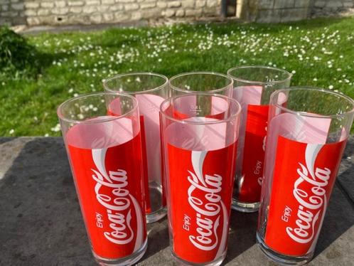 6 VERRES À COCA COLA. NON UTILISÉ. 0, 4 L, Collections, Verres & Petits Verres, Neuf, Verre à soda, Enlèvement ou Envoi