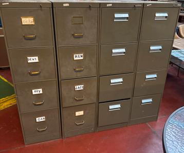 Metalen archiefkast(en) beschikbaar voor biedingen
