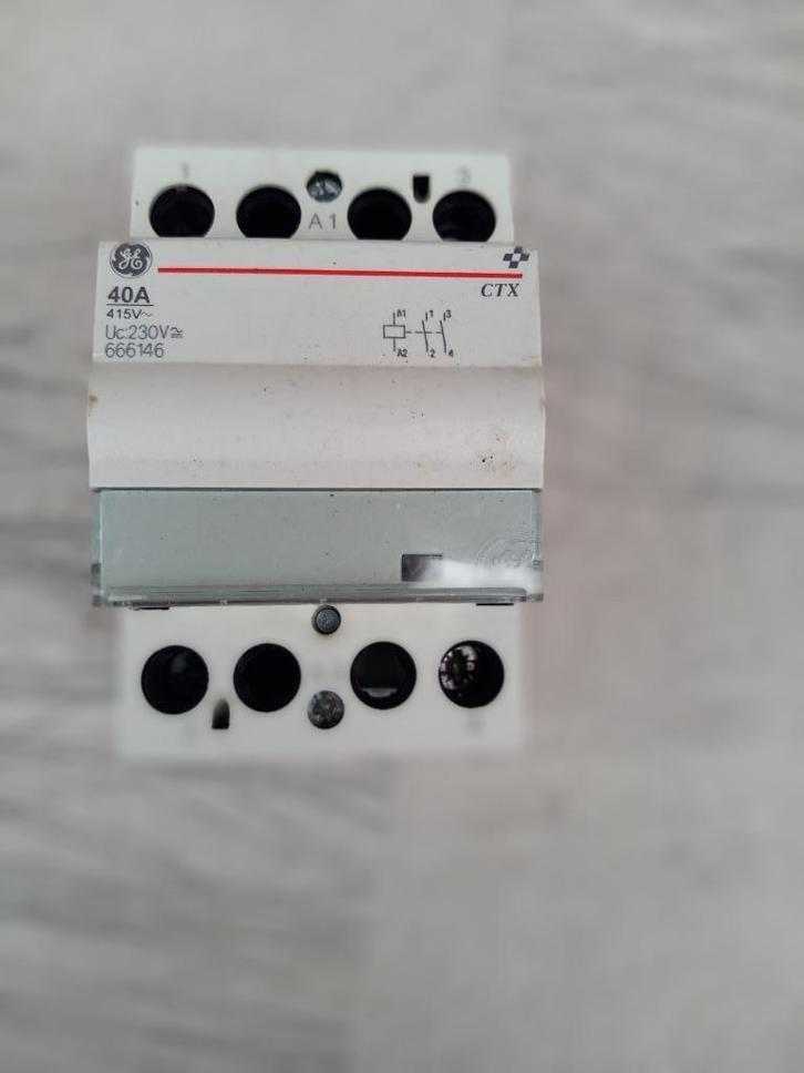 Schakelaar GE CTX 40A 666146, Doe-het-zelf en Bouw, Elektriciteit en Kabels, Zo goed als nieuw, Schakelaar, Ophalen of Verzenden