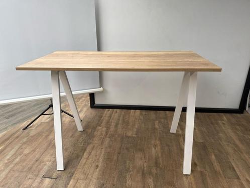 Bartafel met wit frame, Huis en Inrichting, Tafels | Statafels, Ophalen of Verzenden