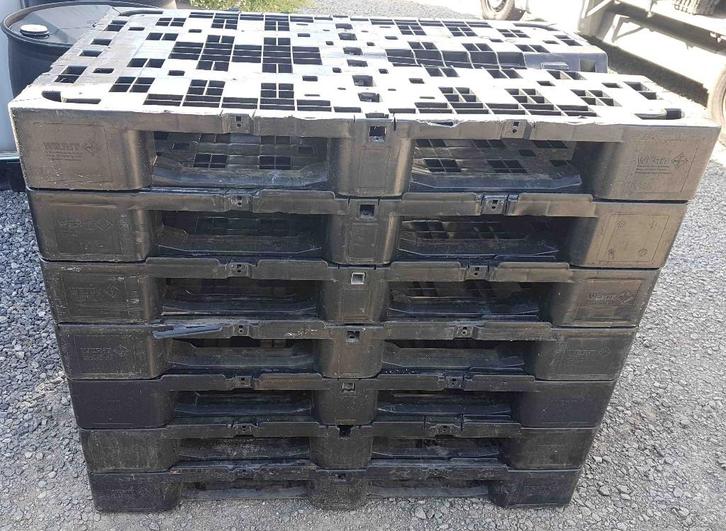 Palettes plastique usagées 80 x 120 x 15, Tuin en Terras, Regentonnen, Gebruikt, Kunststof, 150 liter of meer, Ophalen