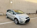 Ford S-Max/1ste eigenaar/Exclusieve/7plaatsen/Full option, Auto's, Euro 5, Monovolume, Zwart, Leder