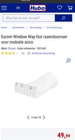 Eurom Window Way-Out opzetstuk mobiele airco, Elektronische apparatuur, Ophalen, Zo goed als nieuw, Mobiele airco