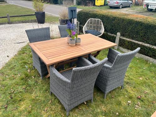 Tuinset in teak, Tuin en Terras, Tuinsets en Loungesets, Ophalen