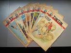FASCICULES tintin 1948 n 21 22 24 25 26 28 29 30, Boeken, Stripverhalen, Gelezen, Ophalen of Verzenden, Hergé