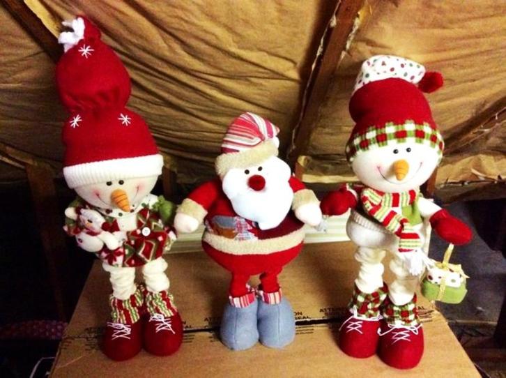 Kerst of winter / sneeuw poppen, Diversen, Kerst, Zo goed als nieuw, Ophalen of Verzenden