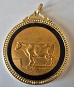 1984 Medaille Gemeente Grimbergen Jaarmarkt Runderen, Postzegels en Munten, Penningen en Medailles, Ophalen of Verzenden, Brons