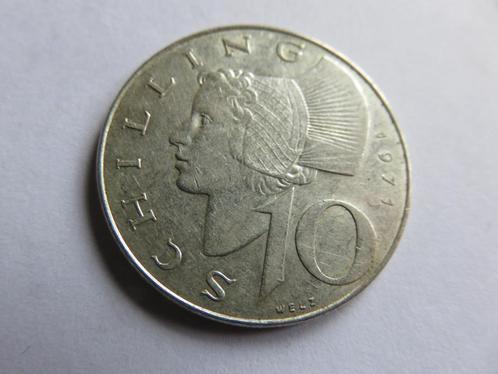 ZILVER - 10 SHILLING 1971 Oostenrijk, Postzegels en Munten, Munten | Europa | Niet-Euromunten, Oostenrijk, Zilver, Ophalen of Verzenden