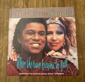 Jermaine Jackson Pia Zadora - when the rain begins to fall beschikbaar voor biedingen