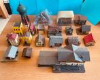 Maisons, garage, château d'eau, H0 - Total 40 pièces, Autres marques, Comme neuf, Pont, Tunnel ou Bâtiment, Courant continu ou Courant alternatif