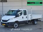 Iveco Daily 35C16 3.0L Open Laadbak Dubbel Cabine met Kist 3, Auto's, Bestelwagens en Lichte vracht, Stof, Gebruikt, Euro 6, 4 cilinders