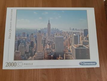 Nieuwe Clementoni Puzzel 2000 stuks New York City beschikbaar voor biedingen
