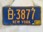 Collection décoration plaque - USA NEW YORK - License plate, Enlèvement ou Envoi, Utilisé